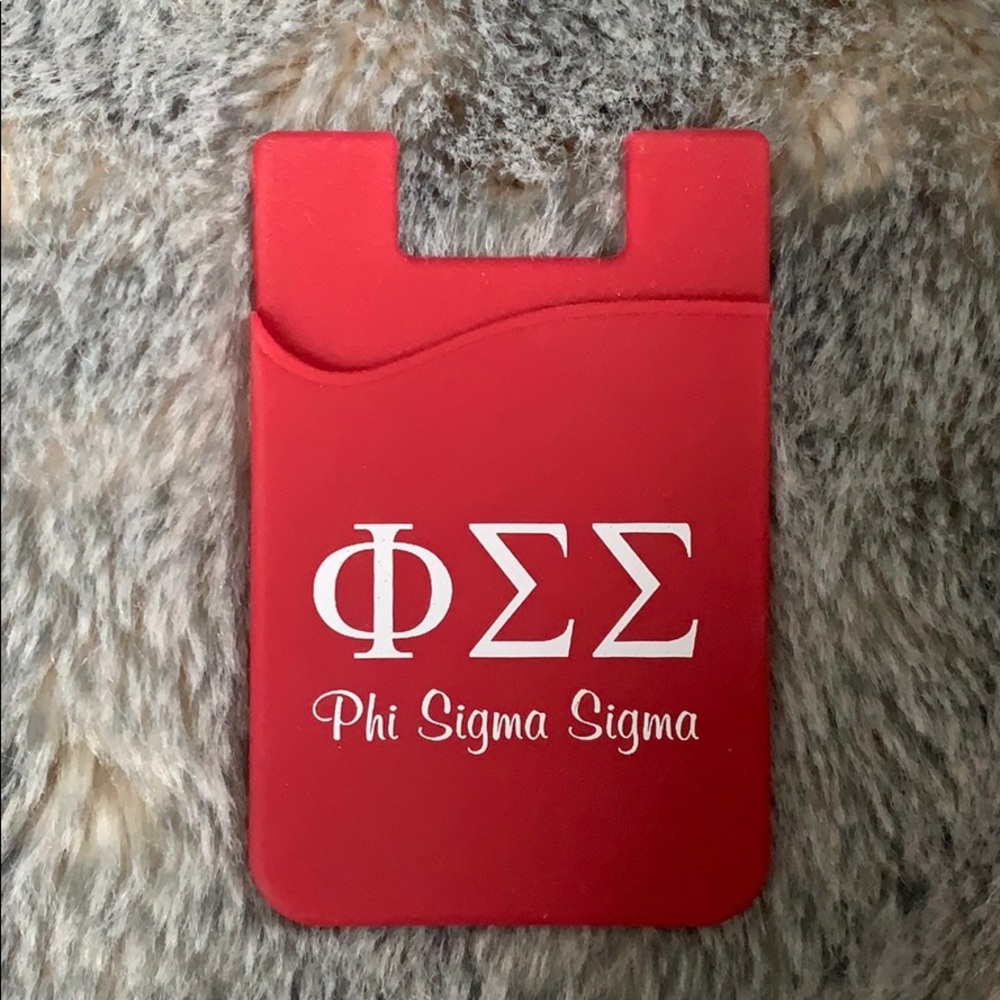 Phi Sigma Sigma Phone Card Holder!